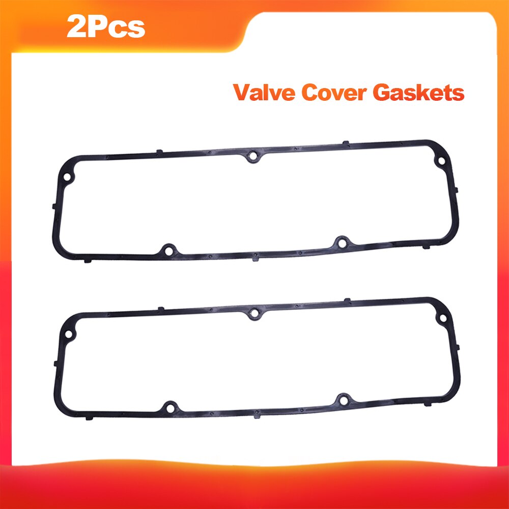 2Pcs 3/16" Engine Steel Core Rubber Valve Cover Gaskets for Ford FE 352 360 390 406 427 428 Car Styling