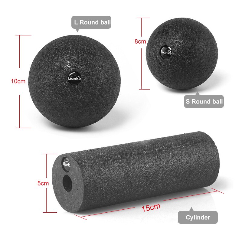 Mosodo massasje yoga roller epp peanøttballer fitness blokker stretch foam roller myofascia ball gym trening treningsutstyr