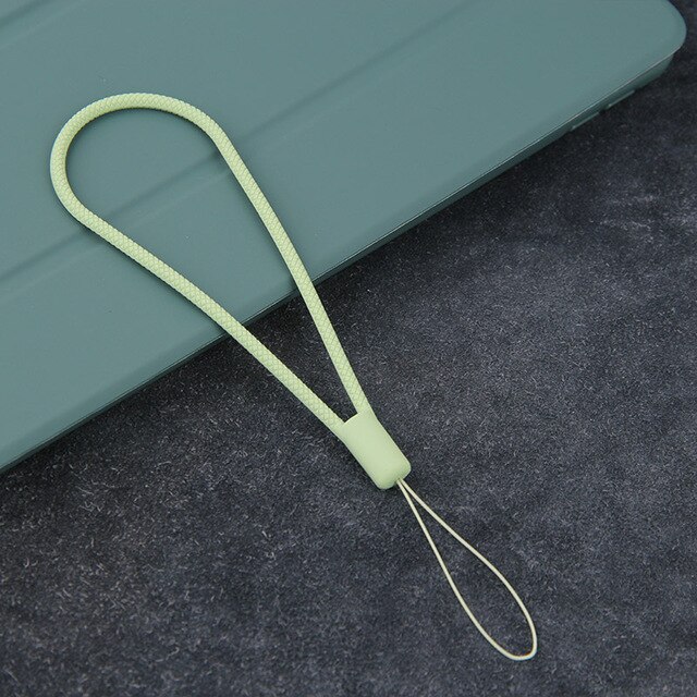 Hand Wrist Lanyard Strap String for Phone case USB Flash Drives Keys Keychains ID Name Tag Badge Holders matching phone case: green