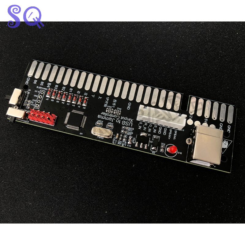 USB zu Jamma Xinput Regler Doppel Joystick Jamma zu PC XY Dpad jederzeit Schalter 1P2P Kartierung Unterstützung Dampf