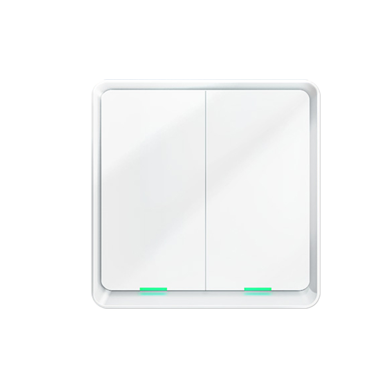 Tuya Smart Switch Wifi 1000W 1/2/3-gang Light Switch Neutral Wire Required APP Control Timing Work With Alexa Google Smart Life: 2 gang