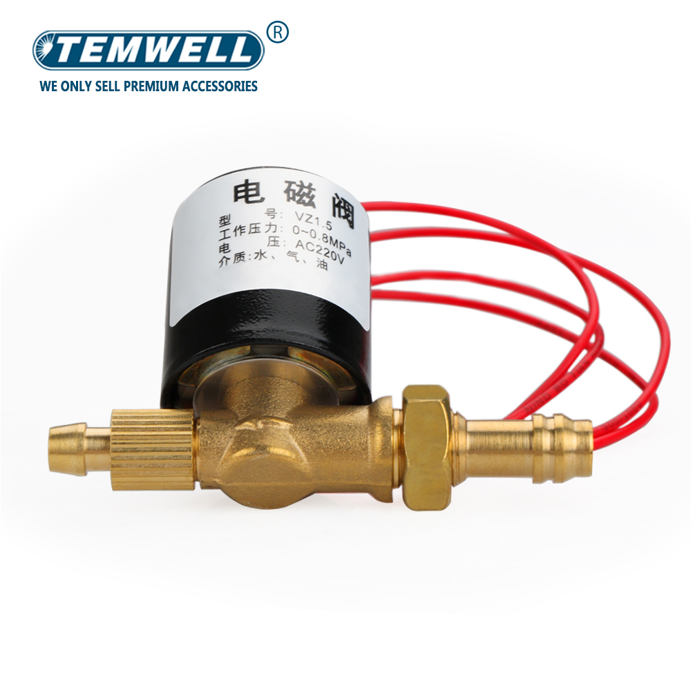 VZCT-2.2 DC24V /AC24V /AC36V/ AC220V Wire feeder Argon Arc Welding Machine Plasma solenoid valve 2 position 2 way solenoid valve