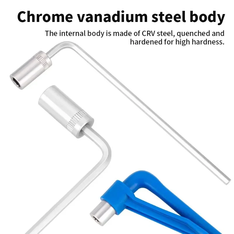 Llave dinamométrica portátil para bicicleta, juego hexagonal interno de 10-20NM, juego de herramientas de torsión de alta precisión, herramienta de reparación de bicicletas, multiherramienta