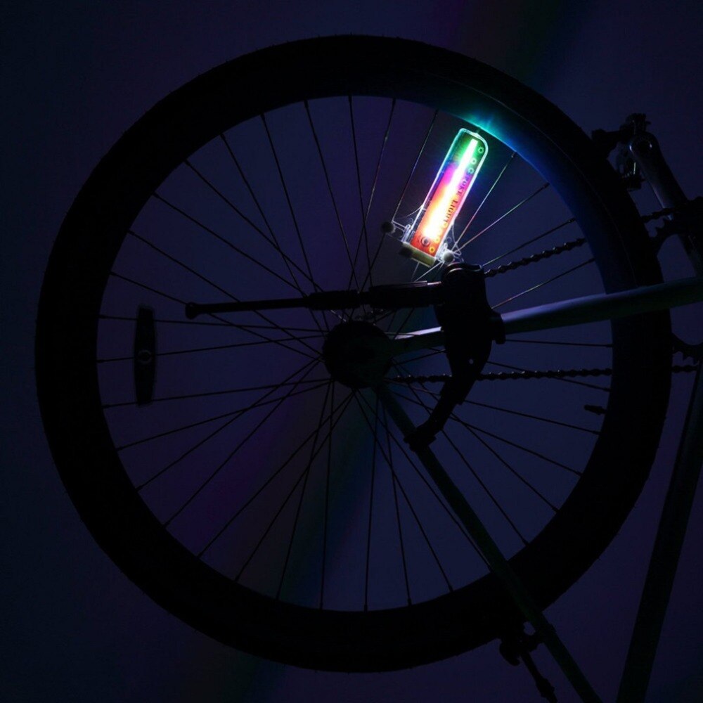 Waterproof 32-LED Bicycle Bike Riding Spoke Lights Reflective Rim Lamp For MTB Wheel Tire Cycling Accessories For Traffic Safety