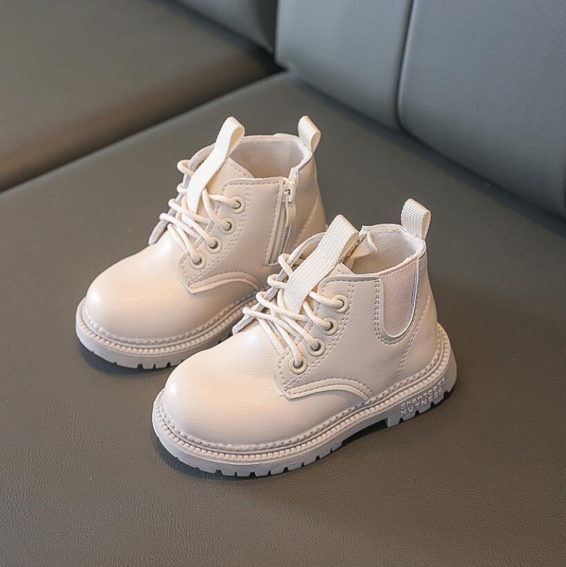 Bottes Martin pour enfant, bébé, fille et garçon,chaussures à fourrure à porter en hiver et en automne, bottine de , matériau , ,