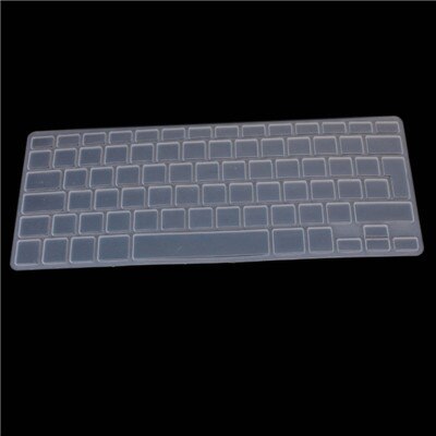 Couverture de Clavier en Silicone de couleur douce Azerty pour Mac Book Pro Macbook Air 13 "15" 17 "Air 13 pouces français Uk/Eu: transparent