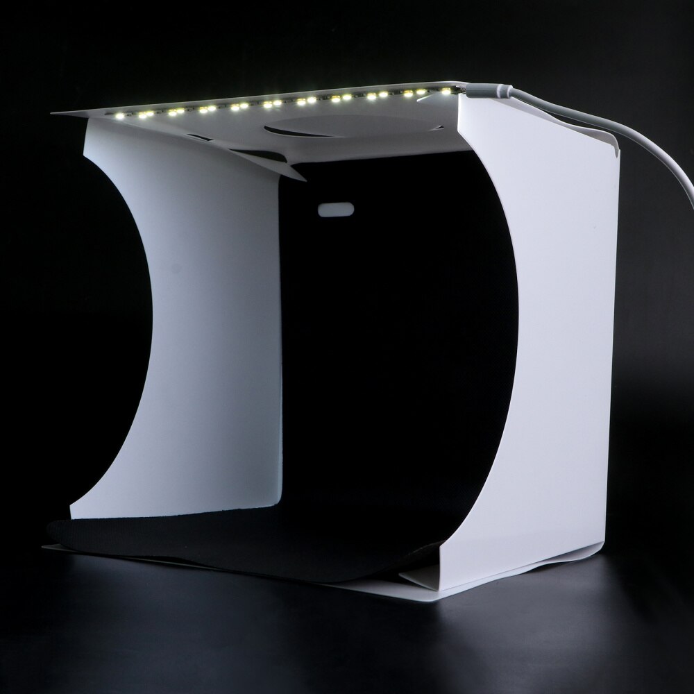 Portable Photography Studio Mini Folding Photo Light Box Photography Tent Kit with 6 Color Background (20 x 20cm)