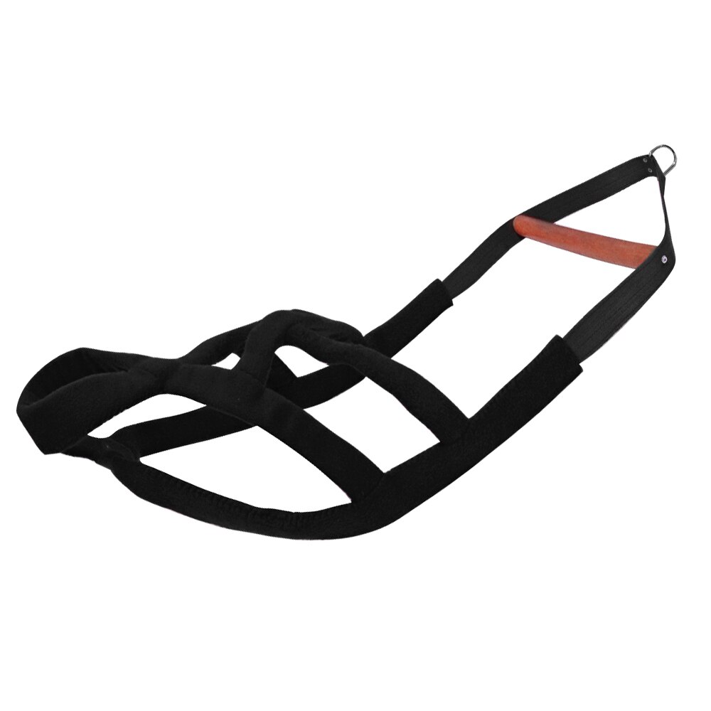 Arnés de trineo para perros medianos y grandes, accesorio suave y duradero, acolchado, para tirar del peso: Negro / M