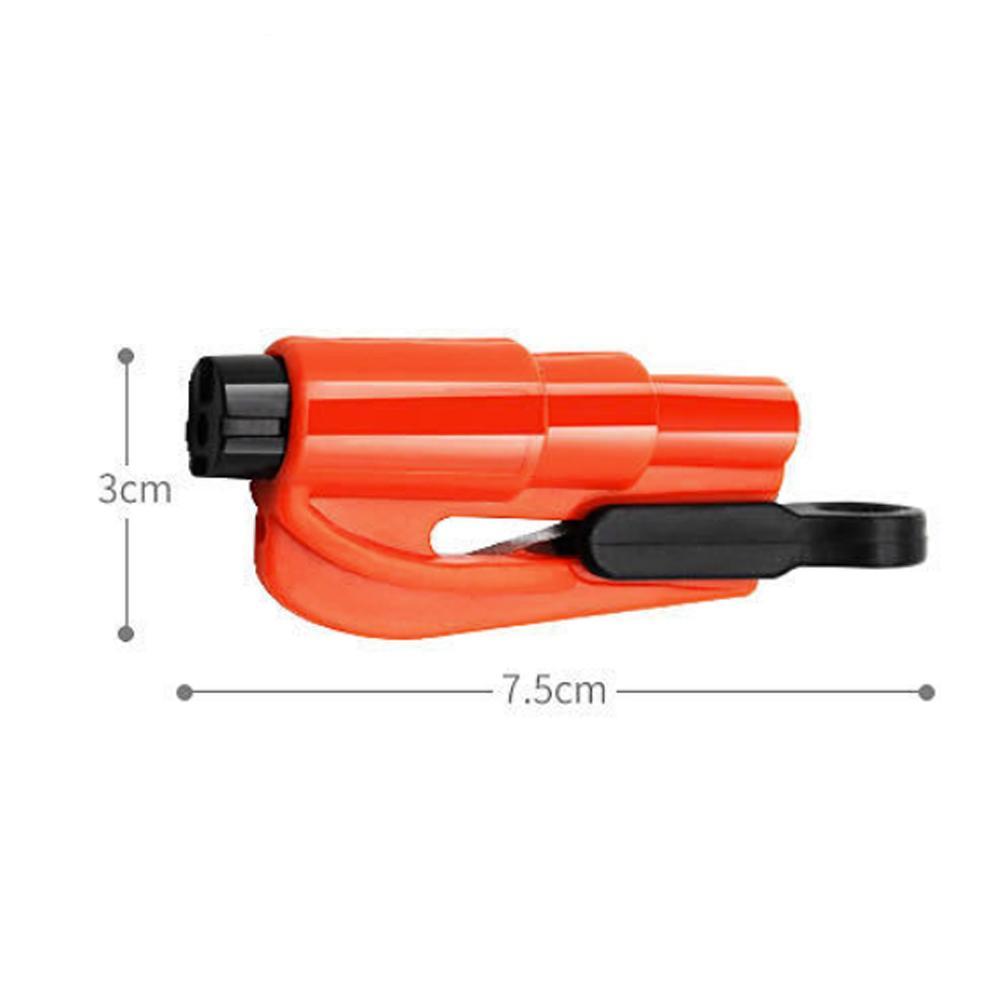 Drie-In-een Veiligheid Hamer Auto Ontsnappen Hamer Artefact Mini Multifunctionele Gebroken Glas Window Breaking Apparaat Voor Auto