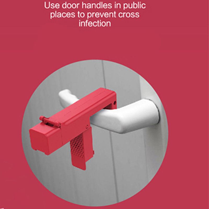 Vermeiden Kontakt Sanitär Werkzeug Handheld Stange Mini Nicht-Kontaktieren Türöffner für Öffnung Türen Drücken Aufzug Geschmack