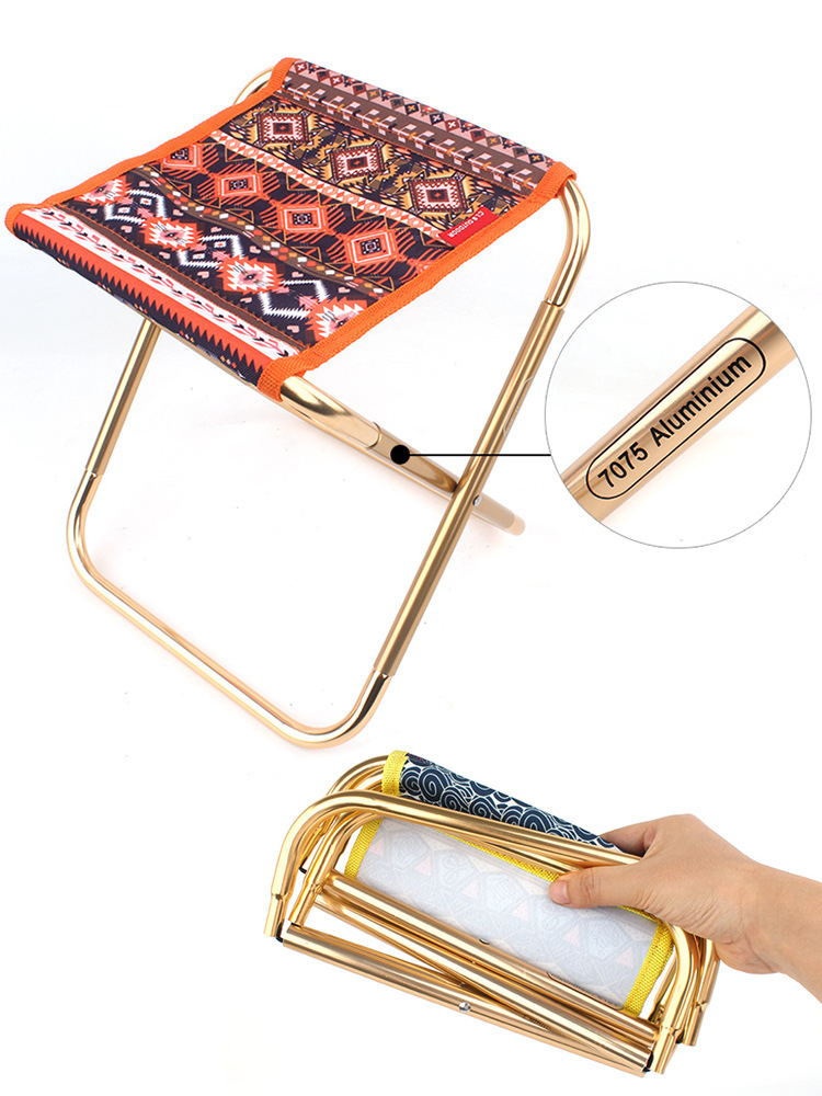 Tabouret Pliant HANABASS : Léger, Compact Et Super Stable Pour Le Camping, Rando Et Jardinage !