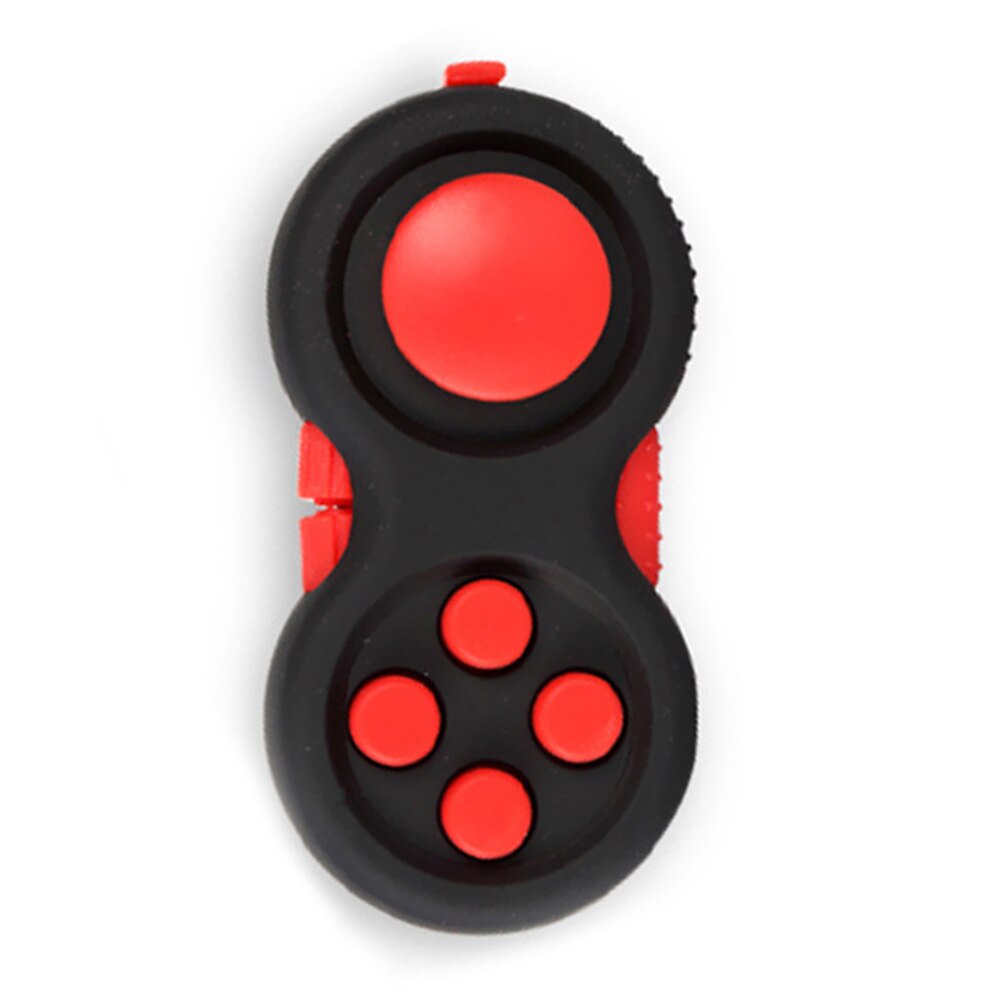 Children Game Handle Toy Plastic Reliever Stress Hand Fidget Pad Key mobile phone accessories Decompression Anxiety Therapy: C