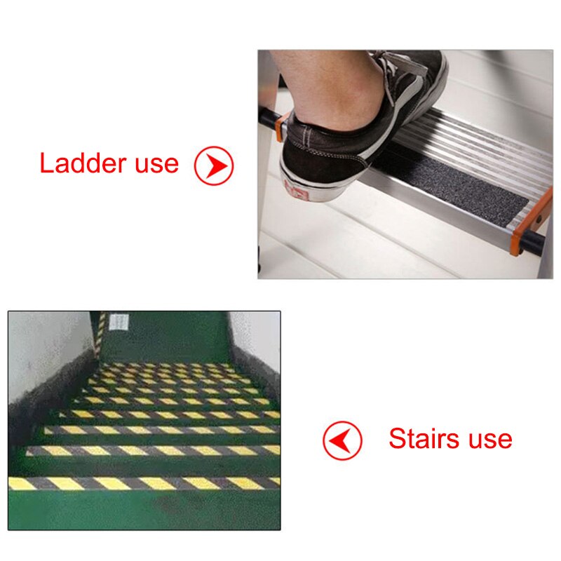 Bande de Traction antidérapante, 2.5cm x 5m, bande Abrasive à forte adhérence, pour l'intérieur et l'extérieur, escaliers, pont de bateau YG