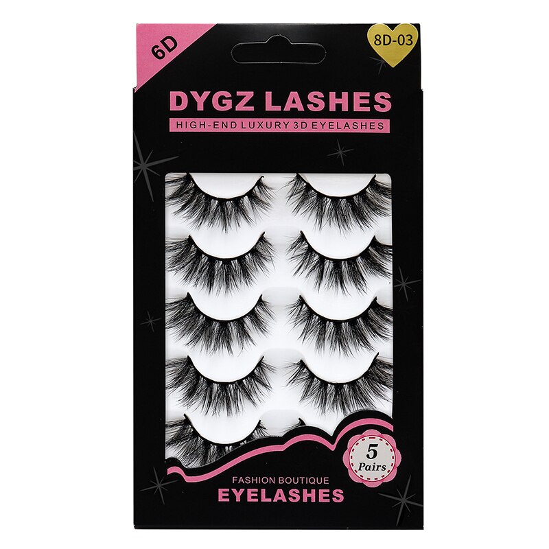 5 par 3d ögonfransar mink lösögonfransar handgjorda fluffiga fluffiga naturliga långa fransar dramatisk makeup ögonfransar cilios mink verktyg: 3
