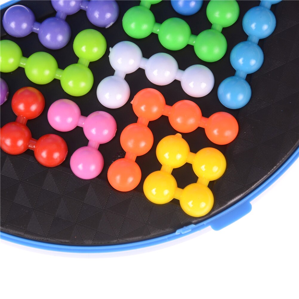 Classic Puzzle Pyramid Plate IQ Pearl Logical Mind Game For Children Pyramid Beads Puzzle Brain Teaser Educational Toys