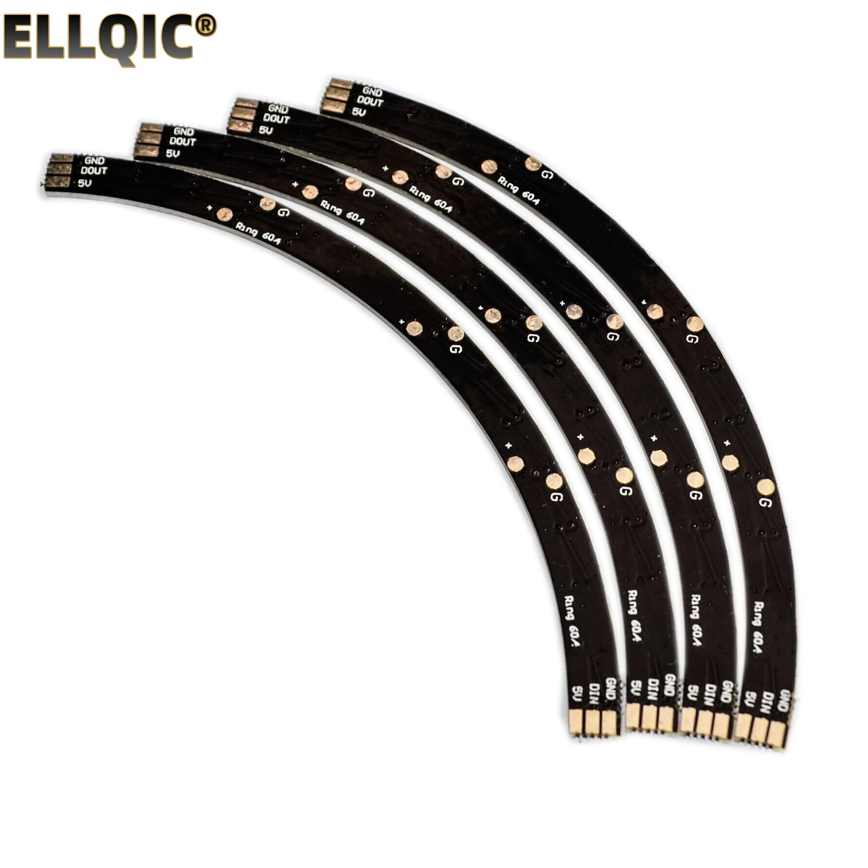 Ring Wall Clock 60 X Ultra Bright WS2812 5050 RGB LED Lamp Panel with Integrated Drivers