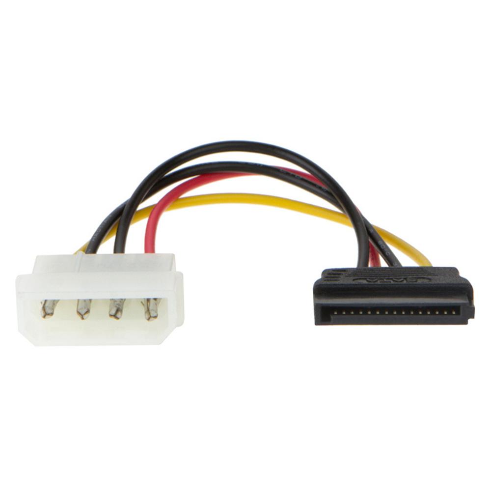 Cable adaptador IDE de 4 pines macho a 3 puertos SATA hembra, divisor de disco duro, Cable de fuente de alimentación SATA, 22cm