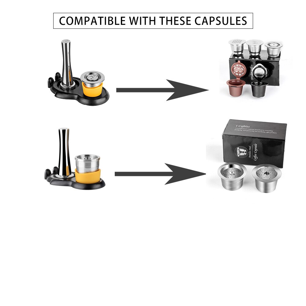Refillable Coffee Capsule Holder Bracket Pods Rack Organizer For Nespresso/ illy/ Dolce Gusto Stand Capsules Storage Shelve