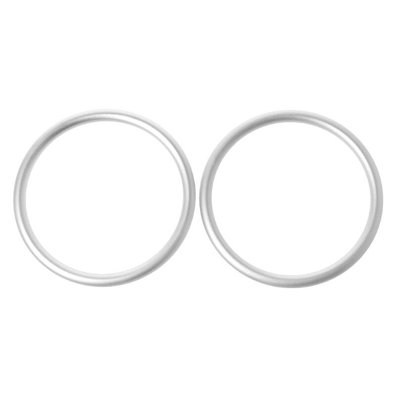 2 stk / sæt babybærere aluminiumsring til babybærere og slynger tilbehør til babybærere: Sølv