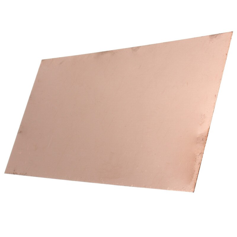 99.9% Pure Copper Sheet Plate Options Guillotine Cut 0.3mmThick Favorable Price