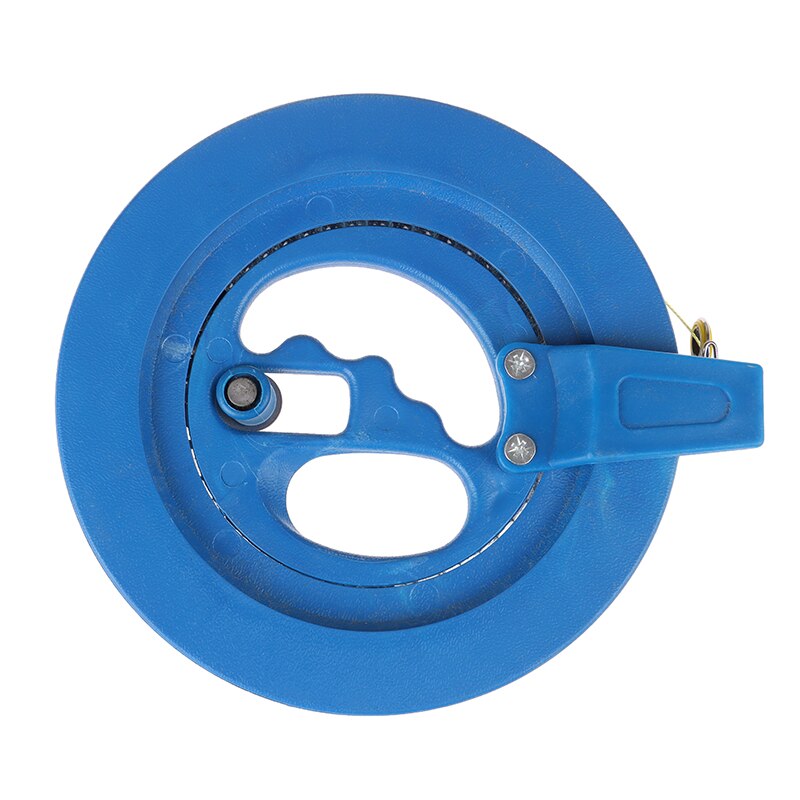 16Cm Kite Reel Abs Plastic Blauw Kite Reel Grip Winder Met 150M Lijn