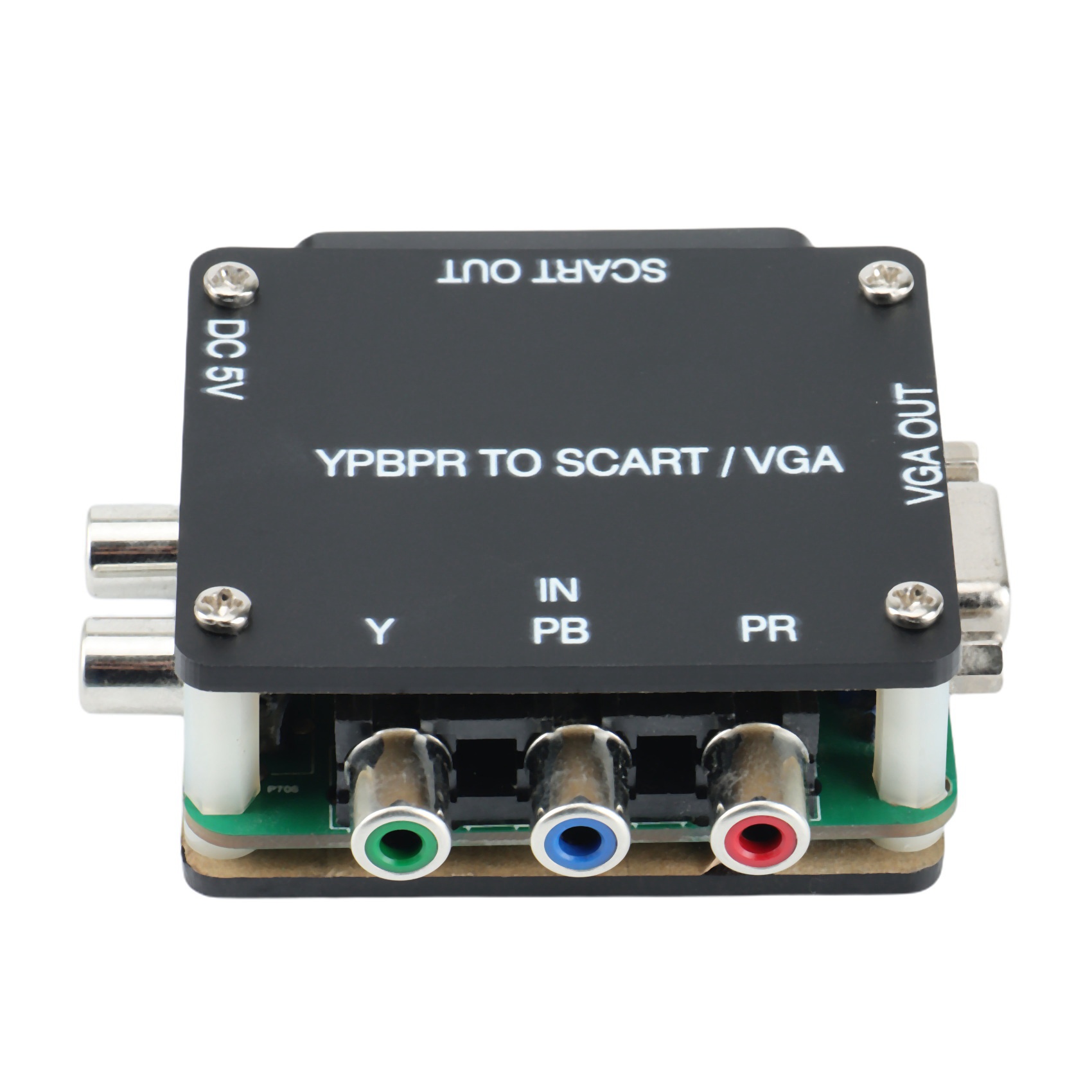 YUV ZU RGBS YPBPR zu SCART YPBPR ZU VGA Komponente Transcoder Konverter Spiel Konsole, RGBS zu Farbe Unterschied Komponente