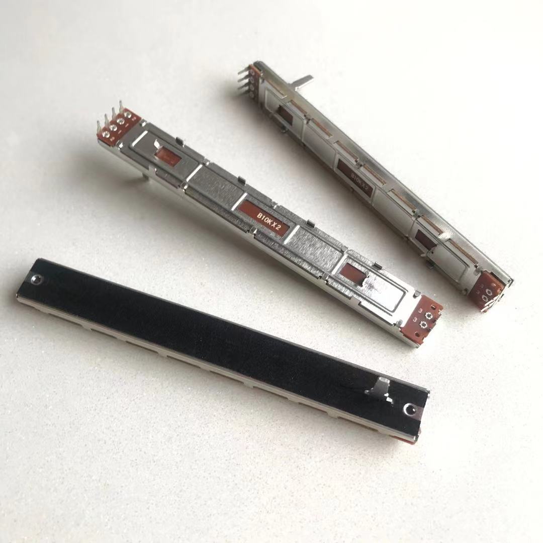 20pcs 128mm SC1009N B10K B103 Straight Slide Potentiometer for Soundcraft LIVE4 Series / Mixer dual channel B10KX2 Link Fader