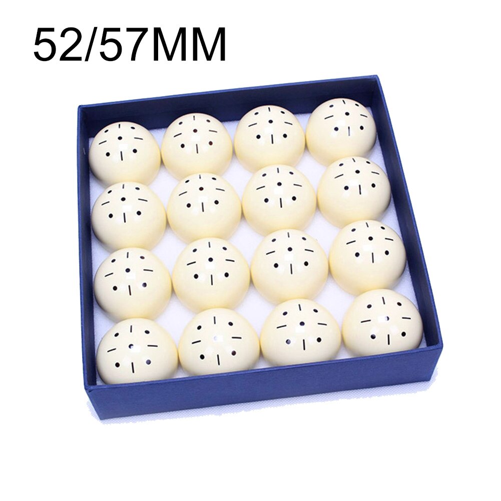 Cue Ball Black Dot Practice Training Billiard Pool Cue Ball Resin For American Standard 2-1/4" British Snooker