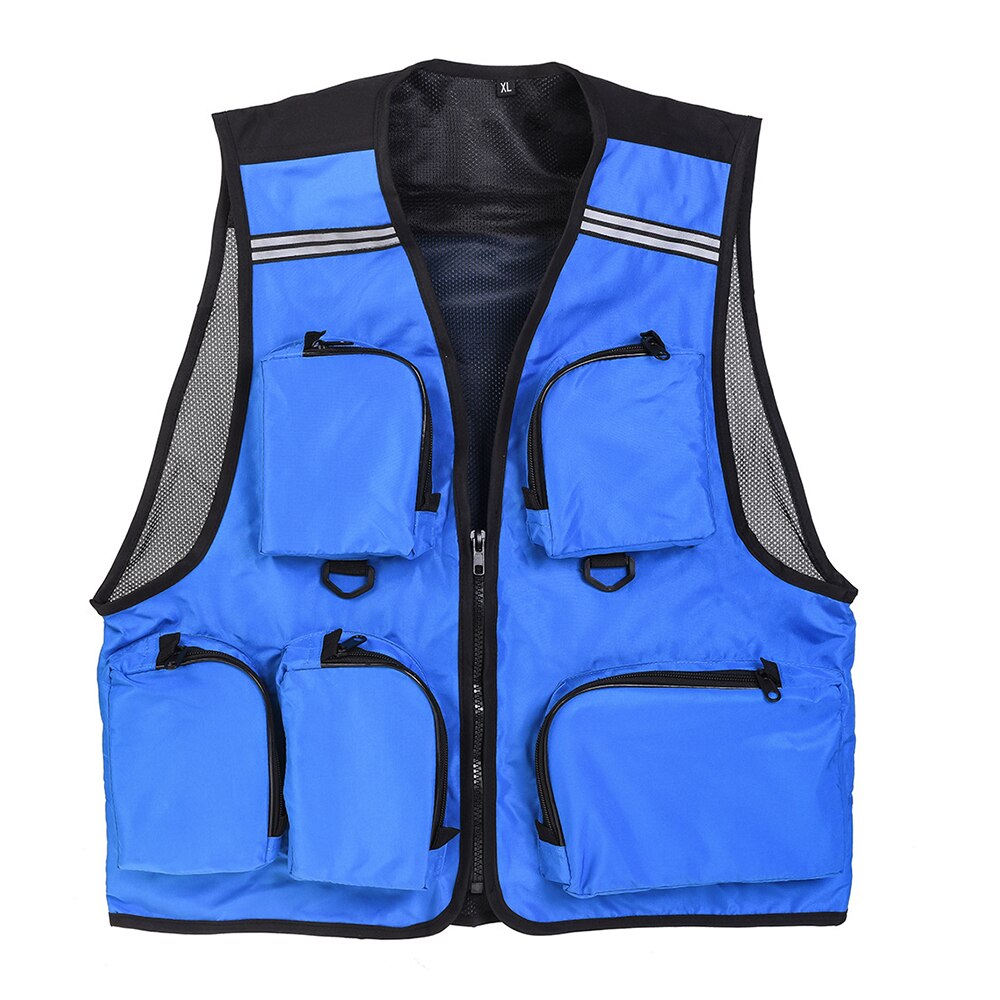 Lixada Vliegvissen Vest Verstelbare Mesh Mutil-Pocket Outdoor Utility Leven Veiligheid Vest Jacket Swim Zeil Voor Pesca Vissen kleding