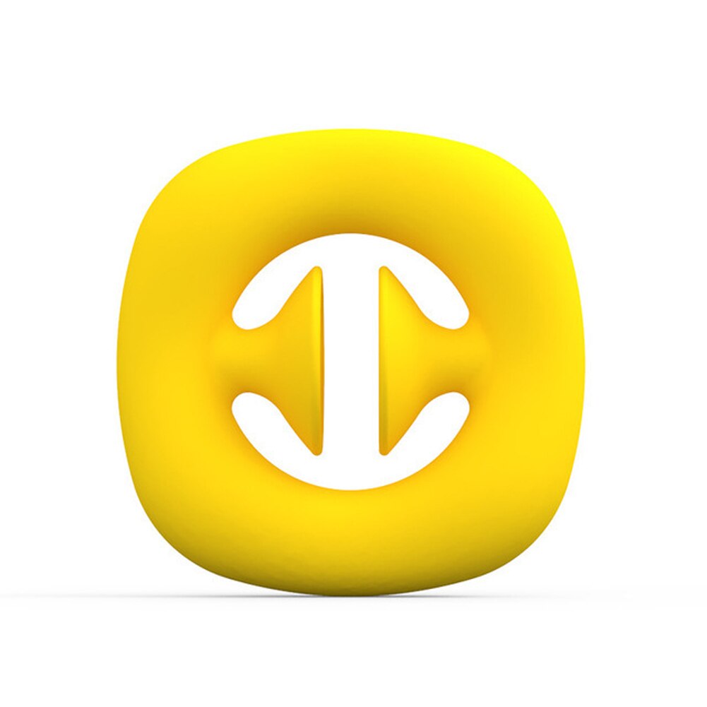 Silicone Fidget Toys Snap Hand Grab Antistress Toy Special Needs Stress Relief Calming Simple Dimple Fidget Sensory Toys: Yellow
