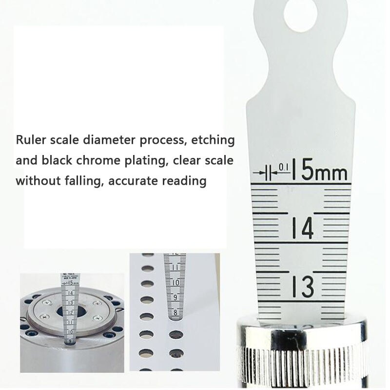 Double-Sided Scale Wedge Feeler Gauge 1-15mm Inner... – Grandado