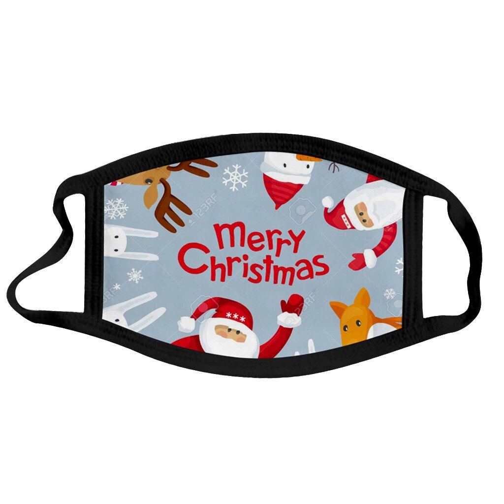 1Pc Kerst Masker Elanden Vrolijk Kerstfeest Decoraties Voor Huis Kerst Ornament Xmas Navidad Jaar