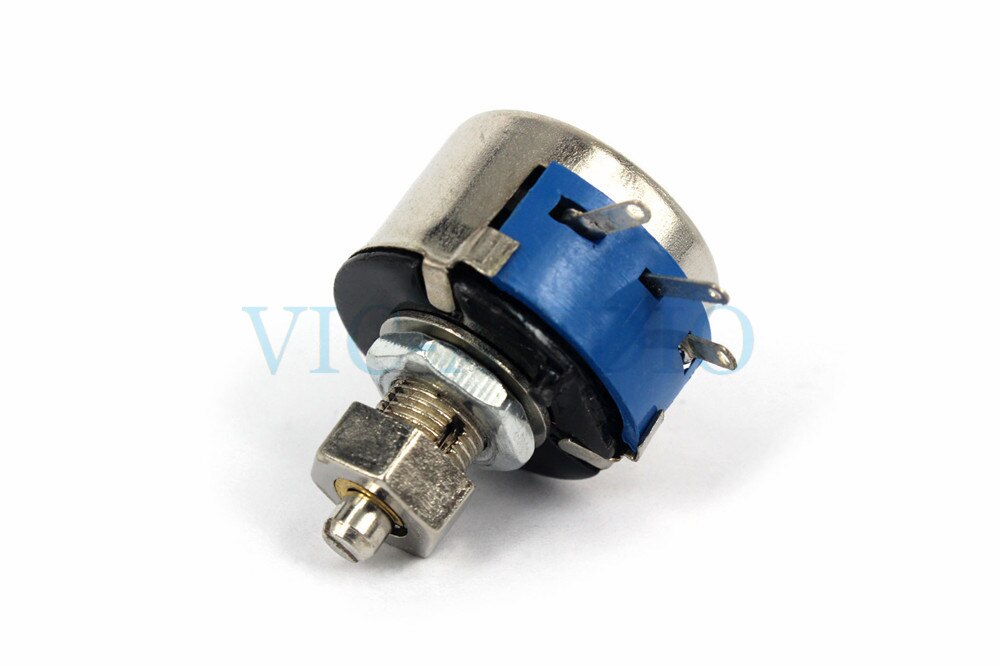 DIY HIFI 2PCS Single Turn Wirewound Potentiometers WX14-11 3W 47R 56R 100R 220R 470R 1K 2.2K 4.7K 10K 20K 5% Filament Balance