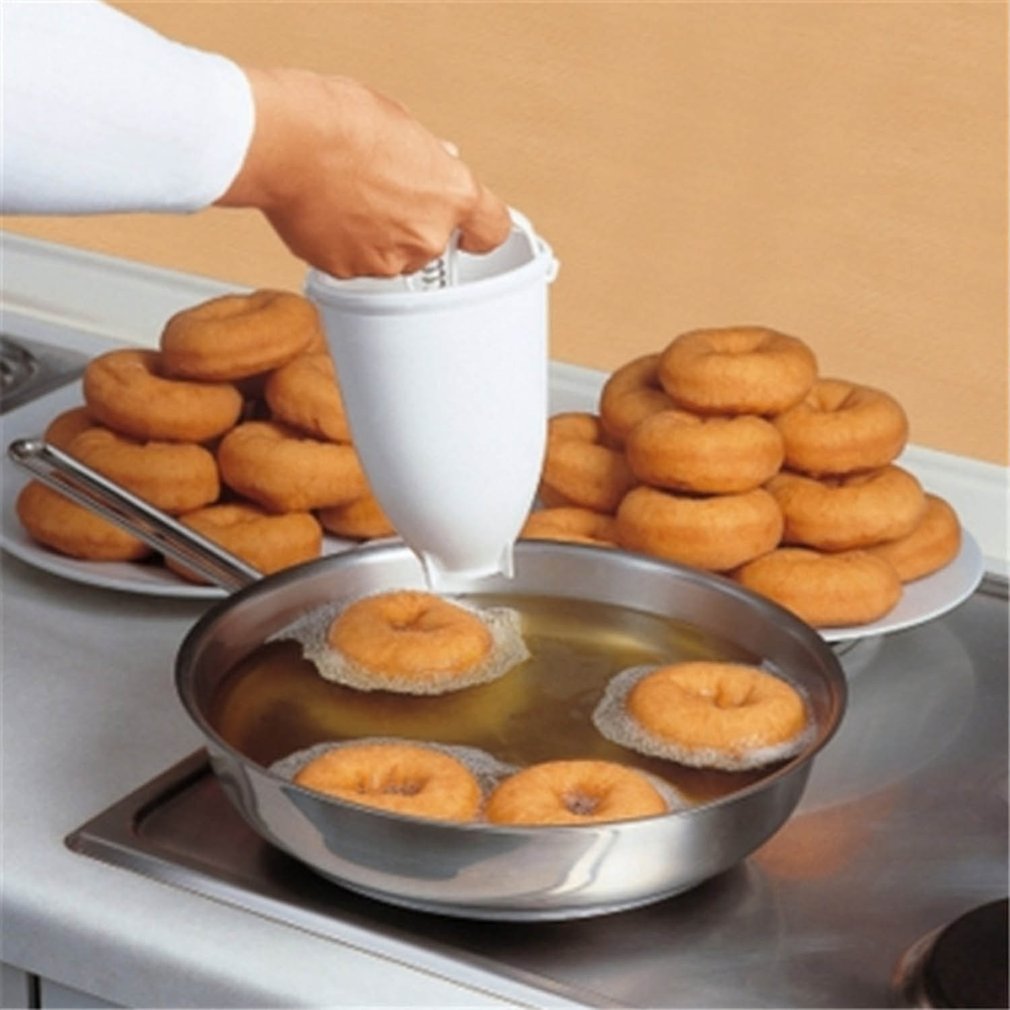 Donut Maker Dispenser Doughnut maker Artifact Fry Donut Mould Doughnut Cake Mould Kitchen Pastry Tool