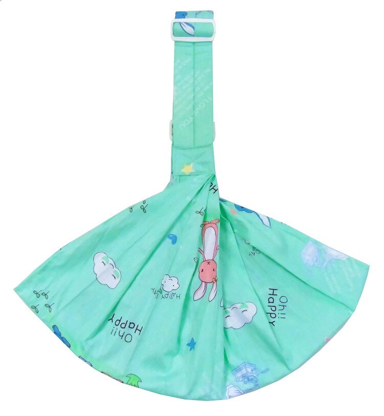 newborn breast feeding sling baby pouch carrier backpack front facing breathable soft infant wrap activity gear carriers pouch: Green