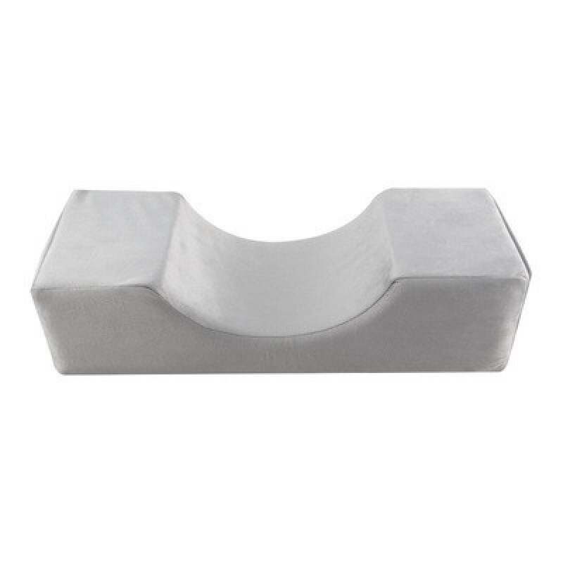 Lash Pillow Eyelash Pillow Neck Support Soft Graft Eyelashes Memory Foam Pillow Extensions Salon Makeup With Pocket U Shape: gray