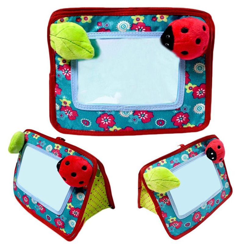 Neugeborenen Baby Boden Spiegel Spielzeug Kinder Hängen Rassel Spielzeug Infant Kinder Entdecken und Spielen Aktivität Spiegel Entwicklungs Spielzeug