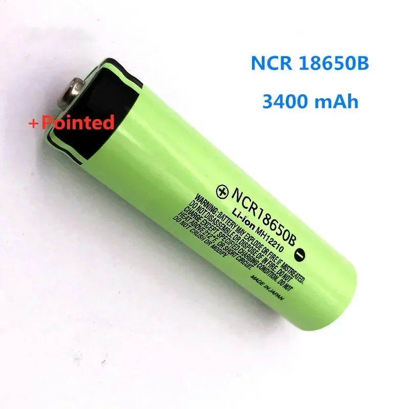 2024 Neue 18650 Batterie ricaricabili 3.7 V 3400mah NCR 18650B Lithium-akku Taschenlampe Batterie spazielle + Spitze