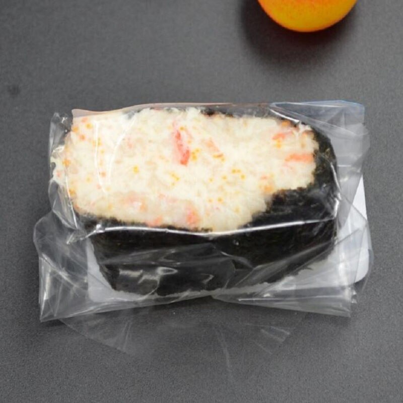 1600pcs Sushi Plastic Film Transparent Clear Anti-fog Rice Ball Onigiri Packing Sheet Paper Food Wrapper