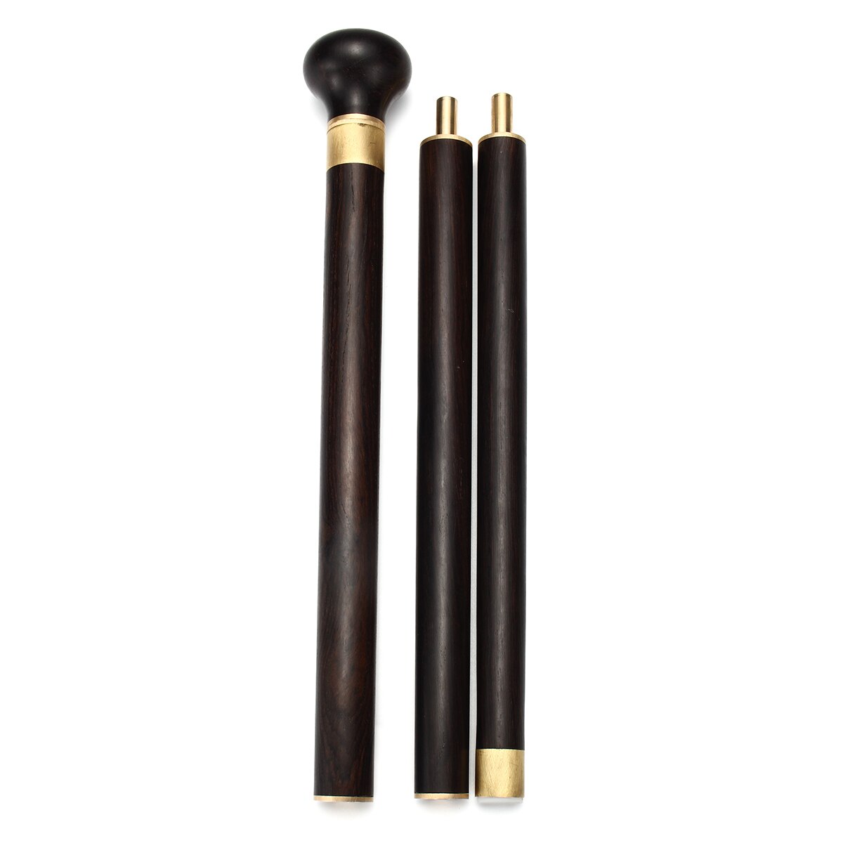 Multi-functio Vouwen Riet Wandelstok Trekking Outdoor Verstelbare Camping Stok Walking Trouwe Sticks Voor Toerisme of oudere: Black