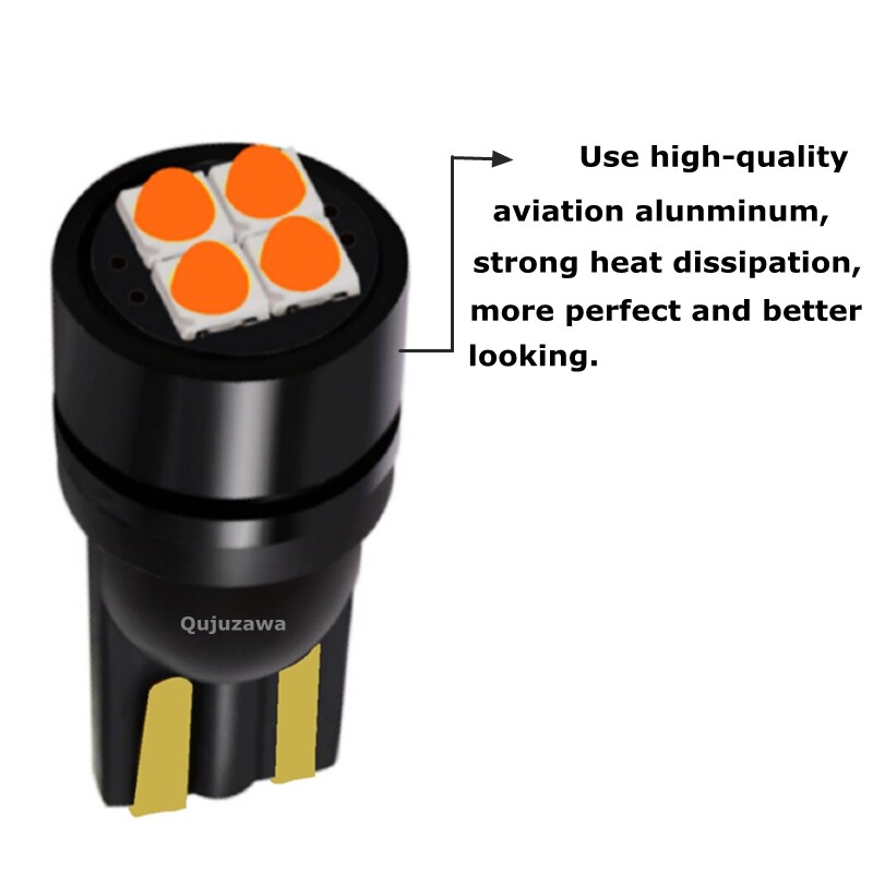 2Pcs T10 W5W WY5W Super Heldere 3535 Led Lamp Auto Parking Light Auto Wedge Tail Side Bulb interieur Reading Dome Lamp