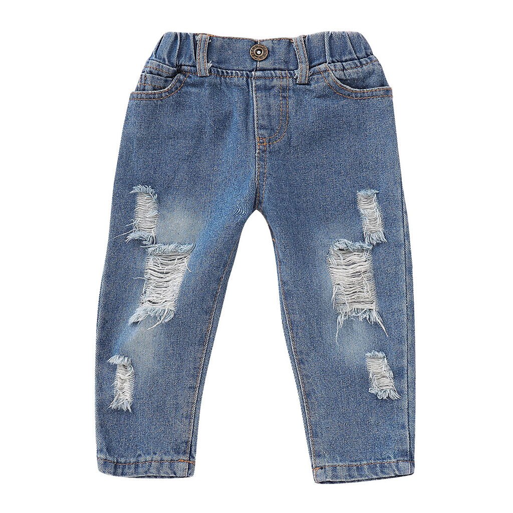 TELOTUNY abbigliamento Per Bambini Del Bambino di Modo Delle Ragazze Manica Corta Floreale Crop Magliette E Camicette + Del Foro Del Denim Dei Pantaloni Del Bambino Capretti Copre Gli Insiemi jun20