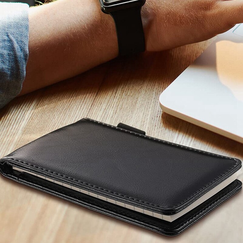 Mini Pocket Notepad Set A7 Business Labels Portable Notebook with Notepad Replacement for Office and School