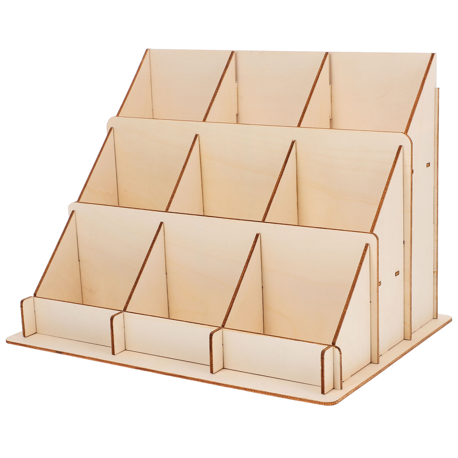 Wooden Card Display Stand Postcard Holder Shop Cou... – Grandado