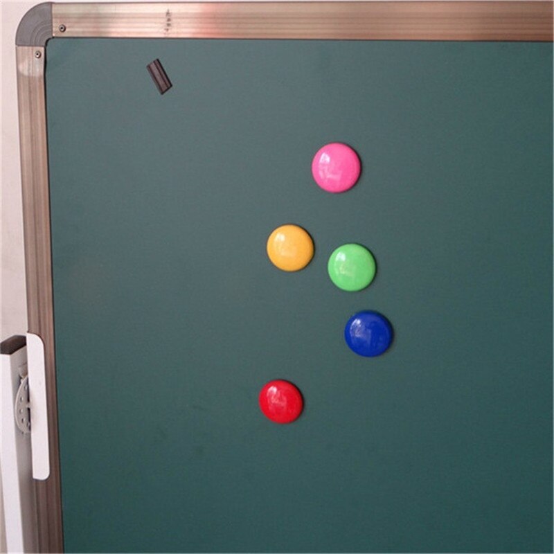5/10 stuks ronde plastic koelkastmagneten, kleurrijke koelkastmagneten, kantoormagneten voor whiteboards, decoratieaccessoires voor thuis en in de keuken.