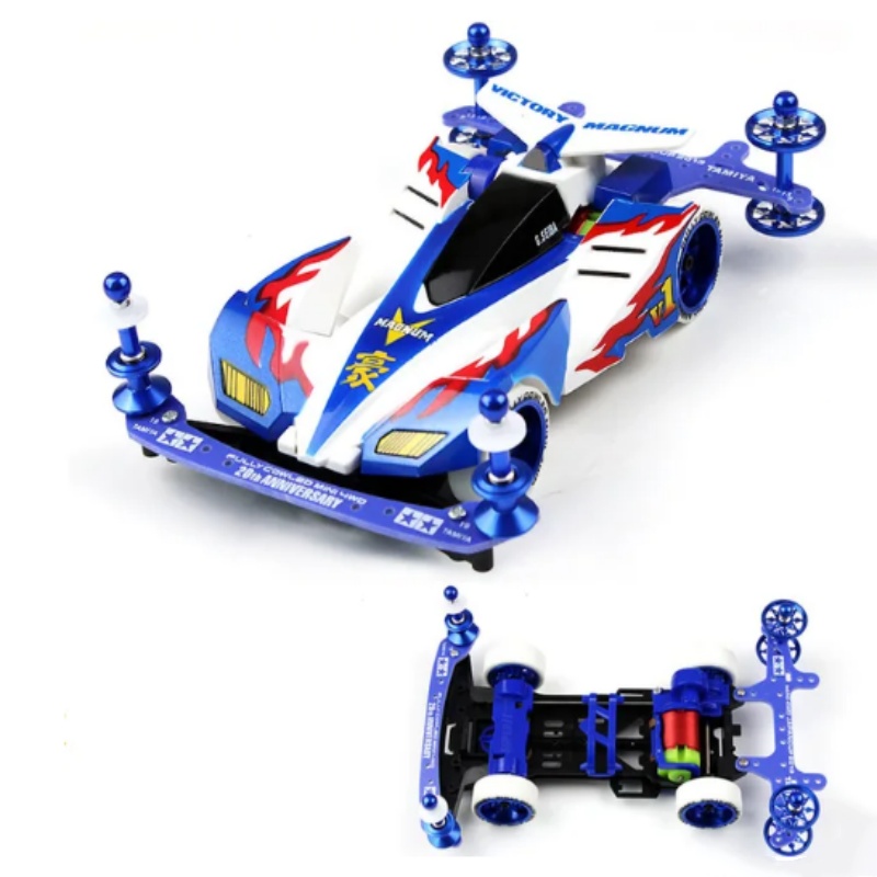 Racing Modified Track Racer Toy Model Accessories Parts Assembly Painted Car Shell 1/32 Mini 4WD Car Series: Red
