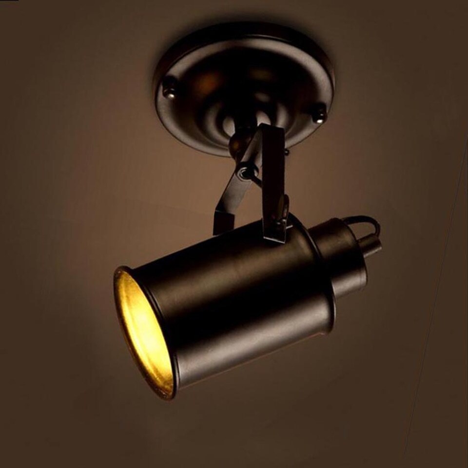 Decke Lampe Amerikanischen retro Land Dachgeschoss Stil LED lampen Industrie Jahrgang Eisen Decke licht für Bar Cafe Heimat Beleuchtung
