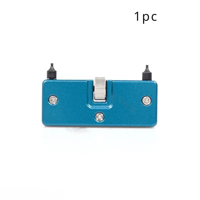 Ensemble d'outils de réparation 3 en 1, outils de démontage du dos de la montre, ouvre-boîtier arrière réglable, ouvre-boîtier de montre, support de réparation: green