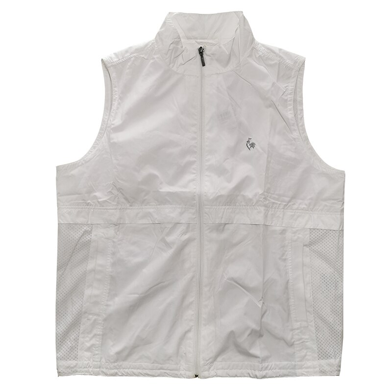 Colete blusão de golfe masculino: WHITE / XL