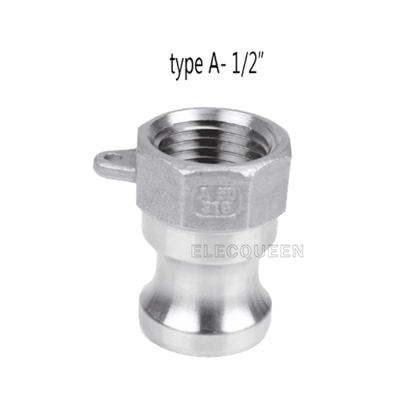 Camlock QD1/2 Type A, E, F & Bier Quick Disconnect Set, Homebrew